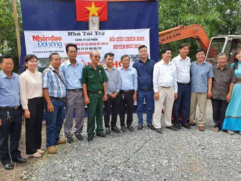 Xây dựng cầu nghĩa tình đồng đội tại huyện Đức Hòa, tỉnh Long An