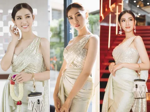 Nhật Hà đẹp mê hồn giữa rừng nhan sắc quốc tế