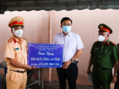 Bà Rịa – Vũng Tàu thăm, động viên lực lượng làm nhiệm vụ tại chốt kiểm dịch QL 51