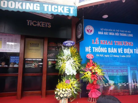 Nhà hát múa rối Thăng Long khai trương dịch vụ bán vé điện tử