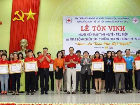 Lâm Đồng tôn vinh tập thể và cá nhân hiến máu tiêu biểu