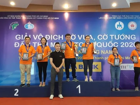 Kết thúc giải cờ vua đấu thủ mạnh toàn quốc 2020