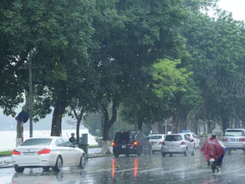 Cảnh báo mưa dông trên khu vực Hà Nội và Bắc Bộ