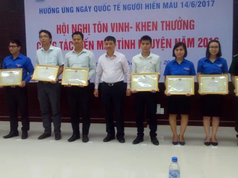 TP.Đà Nẵng: Tôn vinh- Khen thưởng phong trào Hiến máu tình nguyện năm 2016