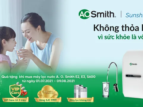 Sunshine Mall hợp tác phát triển cùng A.O.Smith mang lại giá trị cho người tiêu dùng