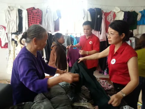 Gian hàng Chữ thập đỏ - Mô hình mới, cách làm hay