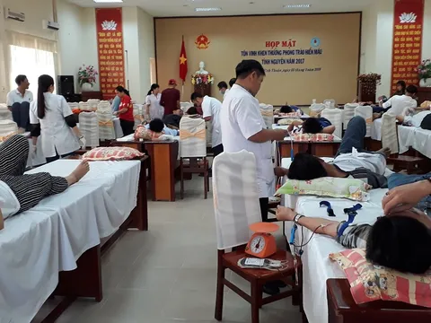 Vĩnh Thuận, Kiên Giang: Hiến máu tình nguyện đợt 1 thu được hơn 300 đơn vị máu