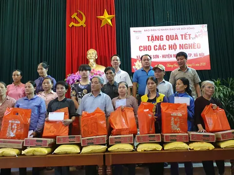 Baonhandao.vn tiếp tục mang Tết ấm đến với bà con nghèo