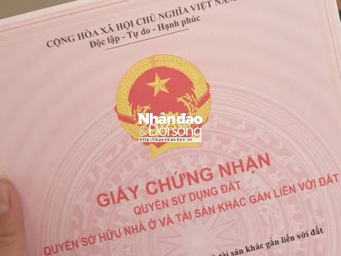 Công dân đã nhận 'sổ đỏ' sau phản ánh của nhandaovadoisong.vn