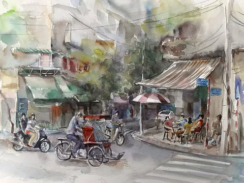 Triển lãm Ký họa Hà Nội 2017 mừng năm mới 2018