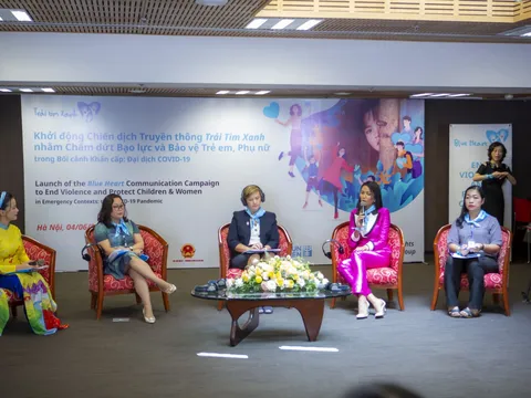 Chiến dịch 'Trái tim xanh': Chấm dứt bạo lực đối với phụ nữ và trẻ em