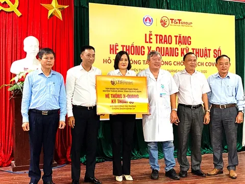 Tập đoàn T&T Group trao tặng hệ thống X-quang kỹ thuật số hỗ trợ tỉnh Quảng Nam phòng, chống dịch Covid-19