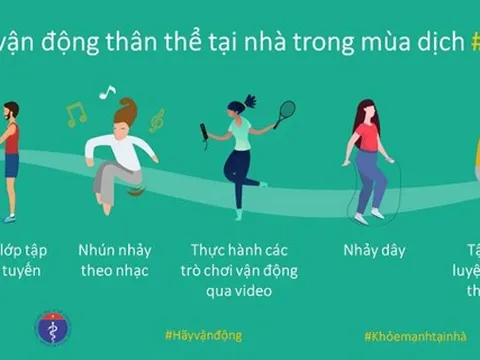 Tập thể dục tại nhà – nâng cao sức khỏe trong mùa dịch