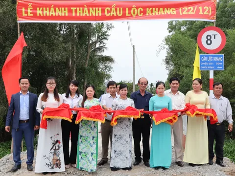 Khánh thành cầu nông thôn mới tại huyện Đức Huệ, tỉnh Long An