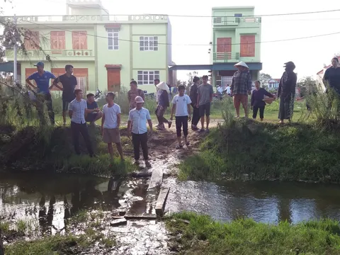 Thanh Hóa: Cháu bé 17 tháng tuổi bị đuối nước thương tâm