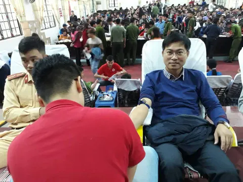 Tiếp nhận 915 đơn vị máu tại Thanh Hóa