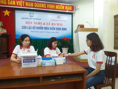 Bình Định ra mắt CLB Nhóm máu hiếm Rh-