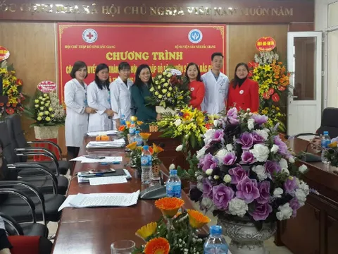 Thành lập Chi hội Chữ thập đỏ thứ 24 trực thuộc Hội Chữ thập đỏ tỉnh Bắc Giang