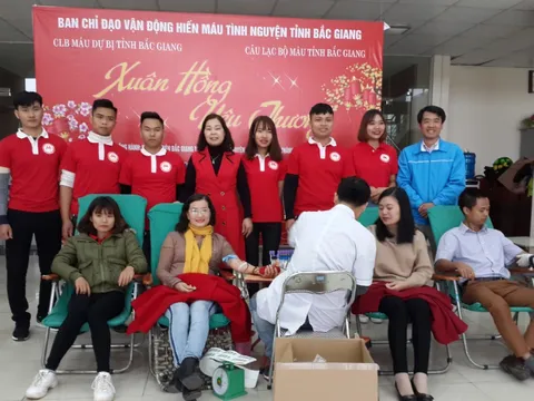 Bắc Giang tổ chức thành công Chiến dịch hiến máu tình nguyện dịp Tết và Lễ hội Xuân hồng