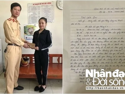 Hà Nội: Đội CSGT số 6 trả lại ví cho người bị rơi