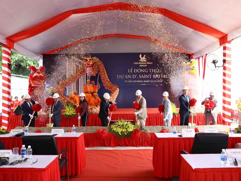 Tân Hoàng Minh động thổ toà cao ốc văn phòng tại đường Nguyễn Thị Minh Khai