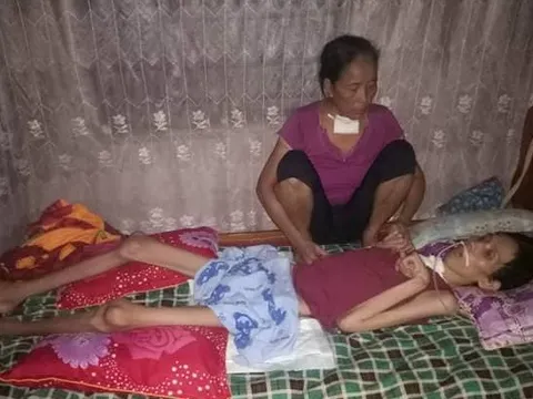 Hơn 30 triệu đồng đến với gia đình có mẹ ung thư chăm con trai bại não