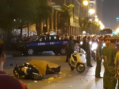 Hà Nội: Thanh sắt rơi từ công trình xây dựng, 1 người tử vong tại chỗ