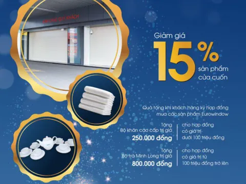 Bùng nổ ưu đãi cho khách hàng nhà riêng dùng cửa Eurowindow