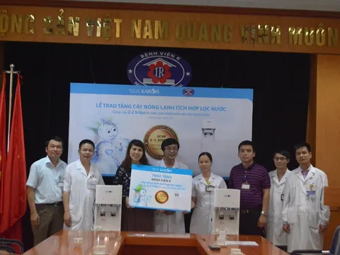 Nước tinh khiết miễn phí đến với nhiều bệnh viện
