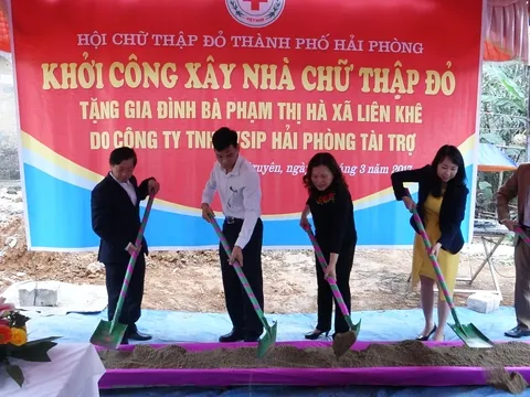 Hội CTĐ Hải Phòng: Khởi công nhà cho hộ nghèo