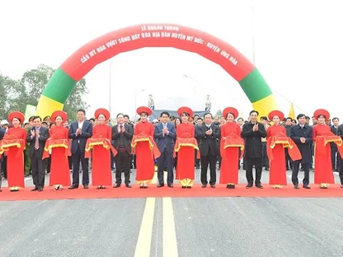 Hà Nội: Khánh thành cầu nối hai huyện Mỹ Đức - Ứng Hòa