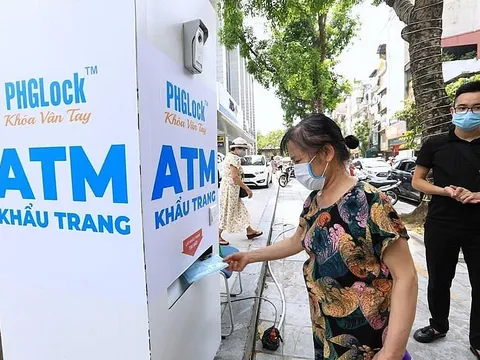 'ATM khẩu trang' miễn phí giúp người dân phòng ngừa dịch Covid-19