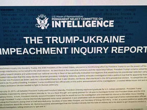 Những tình tiết trong 300 trang bản báo cáo điều tra luận tội Tổng thống Trump