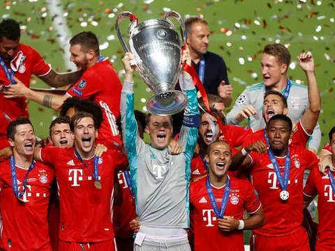 Bayern Munich lần thứ 6 vô địch Champions League