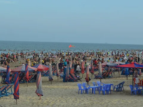 Du lịch biển bội thu dịp nghỉ lễ