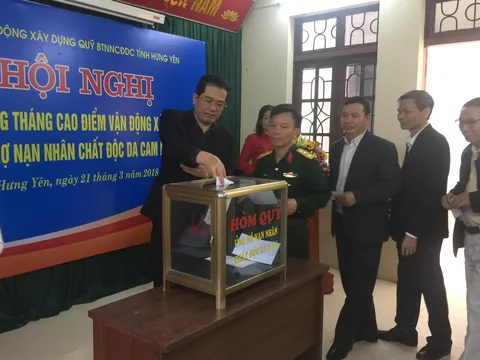 Phát động Tháng cao điểm vận động Quỹ Bảo trợ nạn nhân chất độc da cam 2018