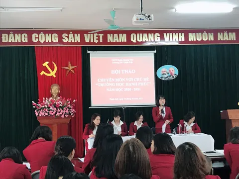 Hà Nội: Trường mầm non Thịnh Liệt tổ chức “Hội thảo trường học hạnh phúc”