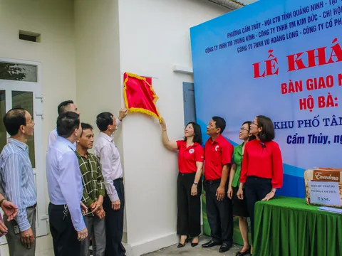 Hội Chữ thập đỏ Quảng Ninh khánh thành, bàn giao nhà nhân đạo