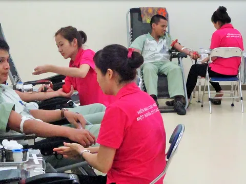 Công ty Kyocera Hưng Yên tham gia hiến máu tình nguyện