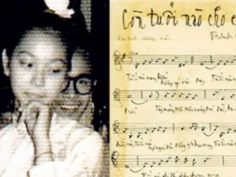 Chân dung bà Dao Ánh thời trẻ - người nhận 300 bức thư tình của Trịnh Công Sơn