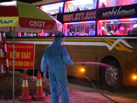 Quảng Bình kích hoạt chốt kiểm soát phòng, chống dịch trên Quốc lộ 1A