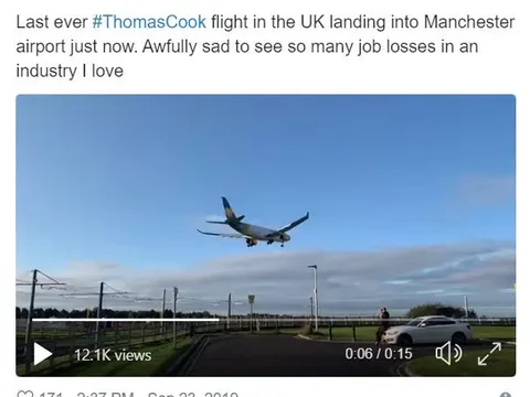 Chuyến bay cuối đầy nước mắt của hãng du lịch 178 năm tuổi