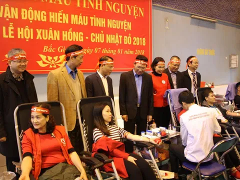 Bắc Giang: Tiếp nhận 801 đơn vị máu trong ngày Hội hiến máu tình nguyện