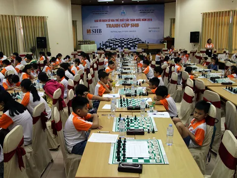 Khởi tranh giải Vô địch Cờ vua trẻ xuất sắc toàn quốc năm 2020