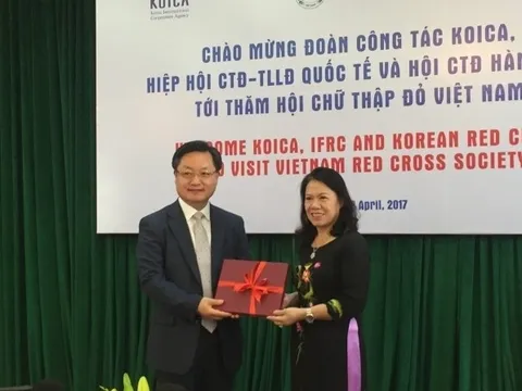 Tăng cường hợp tác giữa cơ quan Hợp tác Quốc tế Hàn Quốc với Hội CTĐ Việt Nam
