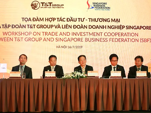 T&T Group và Liên đoàn Doanh nghiệp Singapore trao đổi cơ hội hợp tác đầu tư thương mại