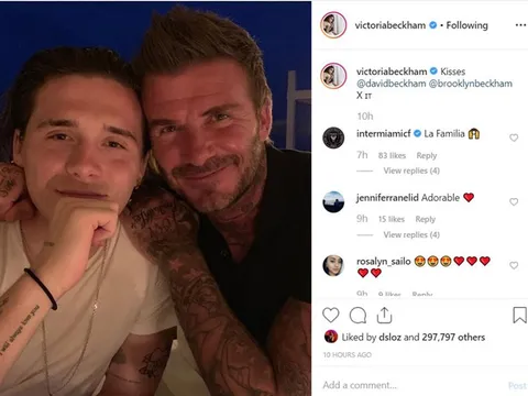 David Beckham thân thiết bên con trai sau tin đồn bất hòa