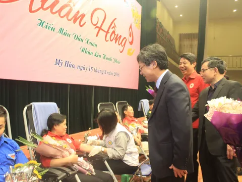 Hưng Yên: Lễ hội Xuân hồng năm 2018 thu được hơn 500 đơn vị máu