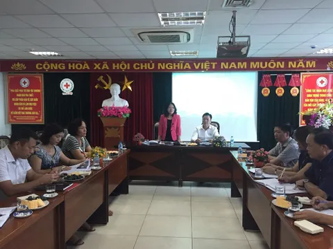 Đoàn công tác của Hội CTĐ Việt Nam làm việc với Hội CTĐ TP.Hà Nội