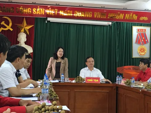 Đoàn công tác Hội CTĐ Việt Nam thăm và làm việc tại Hưng Yên